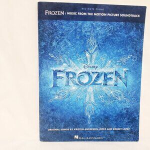 Disney Frozen Big-Note Piano Sheet Music Book Songbook 2013 Hal Leonard